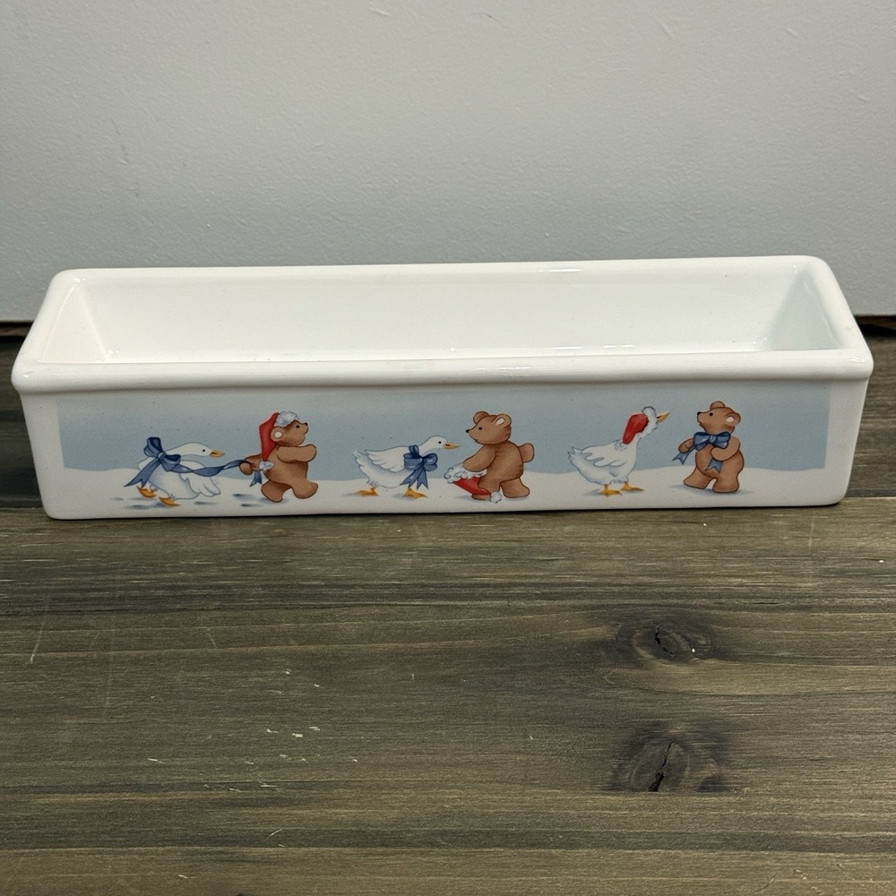 Vintage 1988 House of Lloyd‎ Christmas Cracker Holder Dish
